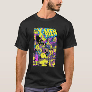 Marvel X Manar Wolverine Team Epic Neon Tecknad Co T Shirt
