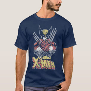 Marvel XMen Wolverine Klassisk Tecknad Serie Vinta T Shirt