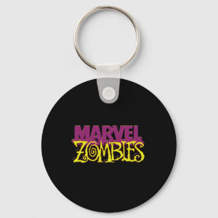 Marvel Zombies Officiell Färg Logotyp Halloween Nyckelring
