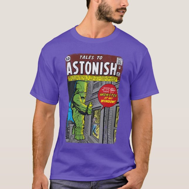 Marvelaleso Astonish Monster Vid Mitt Fönster Comi T Shirt (Framsida)