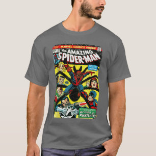 Marvelhe Amazing SpiderMan Serietidningsomslag rol T Shirt