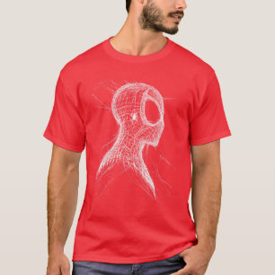 Marvelhe Amazing SpiderMan Web Silhuett Serietidni T Shirt
