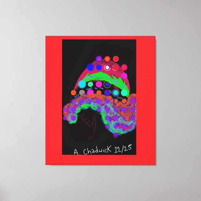 Marvelous Miss Funny Girl Stretched Canvas Print (Framsida)