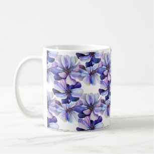 Marvelous Seamless Mönster av Lilac Perennials Kaffemugg