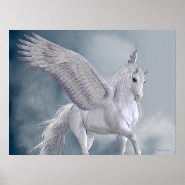 Marvelous White Pegasus Poster (Framsidan)