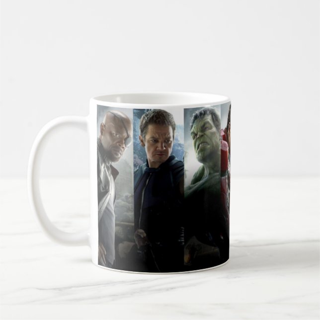 Marvels Theme Mug or Cup  Kaffemugg (Vänster)