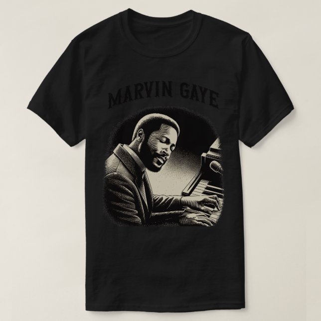 Marvin Gaye 2 T Shirt (Design framsida)