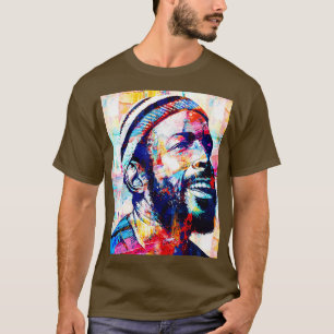 Marvin Gaye Abstrakt Paintings Pillow T Shirt