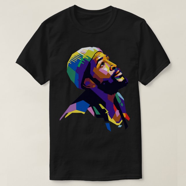Marvin Gaye Baseball TShirt T Shirt (Design framsida)