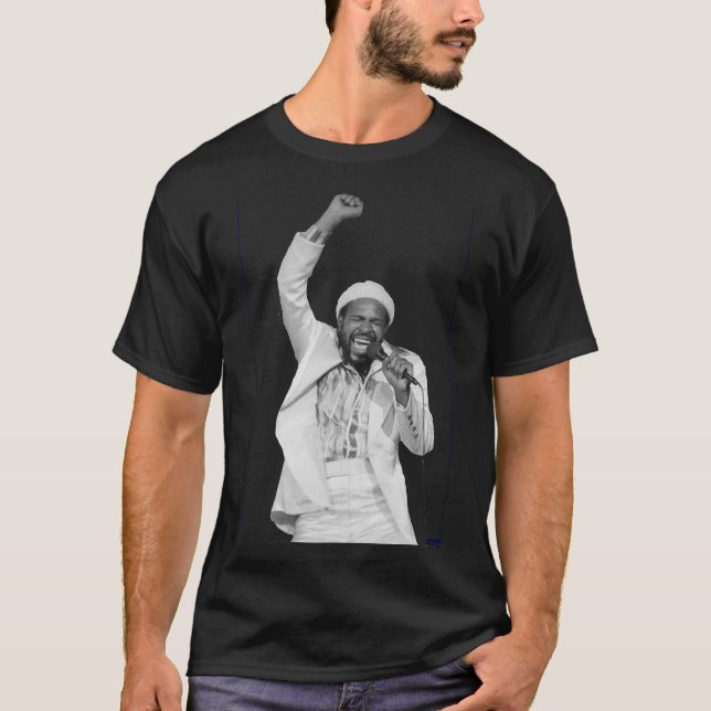 Marvin Gaye in Concert 2 T Shirt (Framsida)