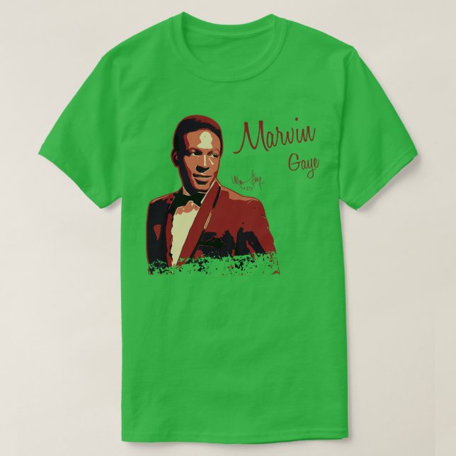 Marvin gaye Young vintage affisch T Shirt (Design framsida)