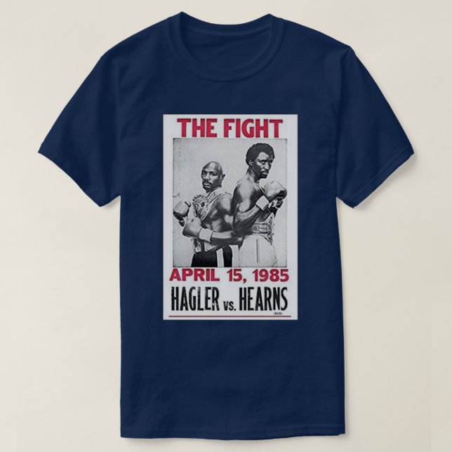 Marvin Hagler vs Tommy Hearns T Shirt (Design framsida)