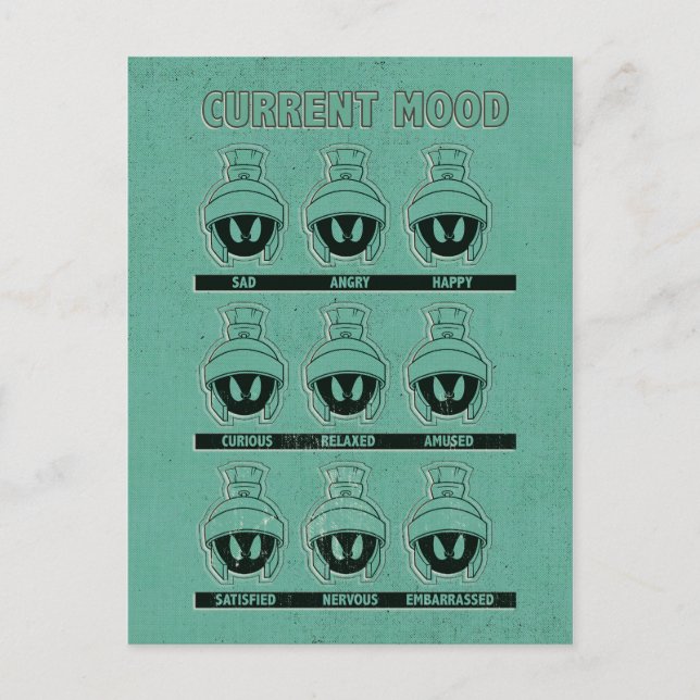 MARVIN MARTIAN™ Aktuellt modelldiagram Vykort (Framsida)