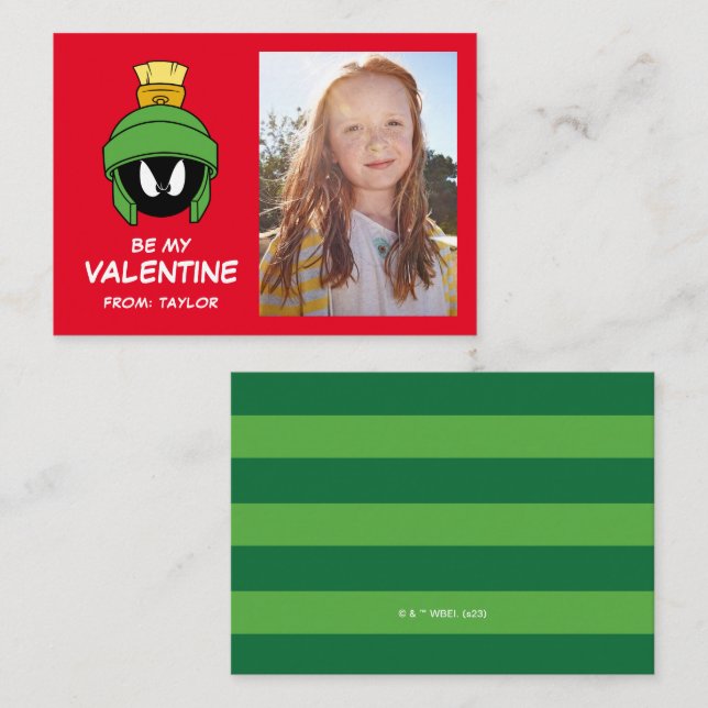 MARVIN MARTIAN™ | Alla hjärtans dag Anteckningskort (Fram/baksida)