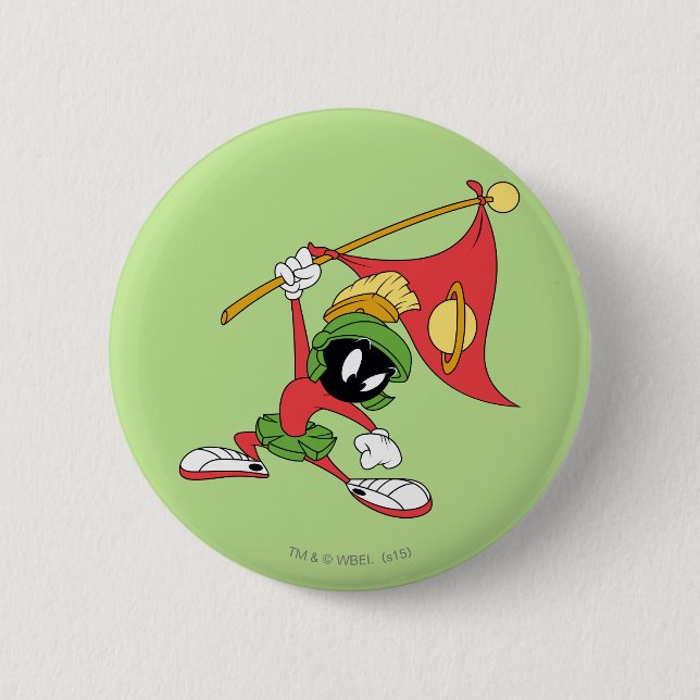 MARVIN MARTIAN™-anspråksplan Knapp (Framsida)