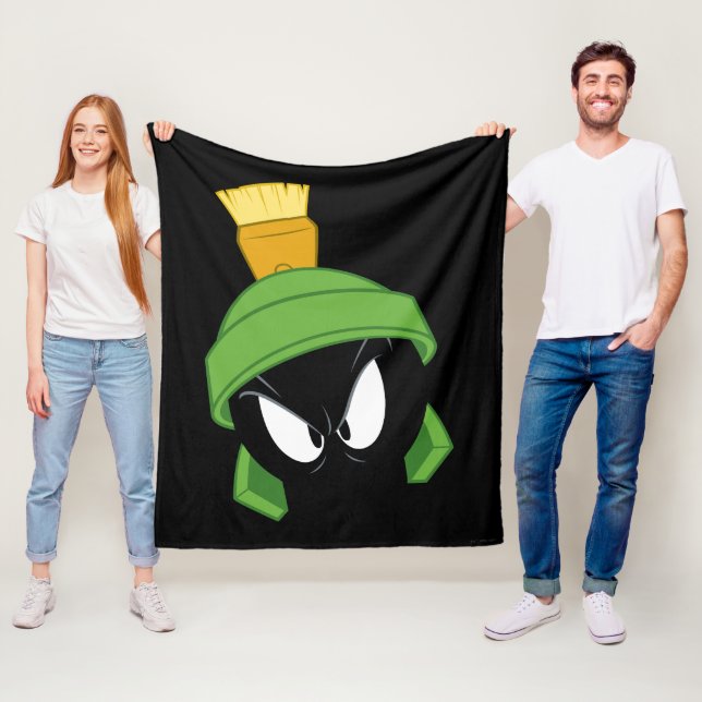 MARVIN MARTIAN™ Arg Ansikte Fleecefilt (På plats)