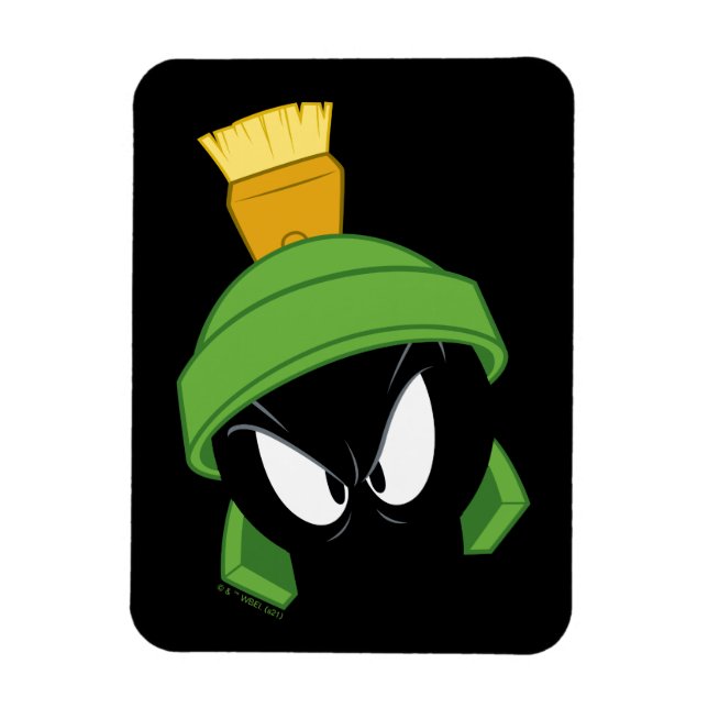 MARVIN MARTIAN™ Arg Ansikte Magnet (Vertikal)