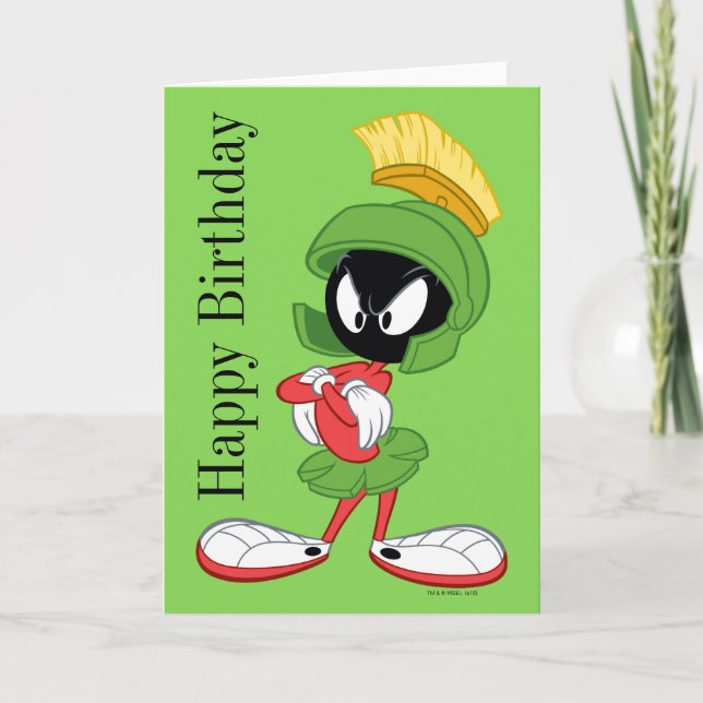 MARVIN MARTIAN™ | Arm korsad Kort (Framsida)