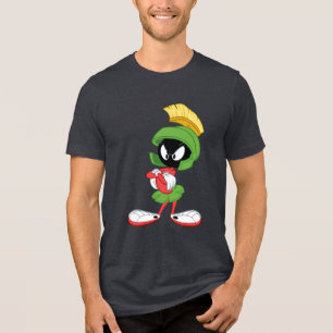 MARVIN MARTIAN™ Arm korsad T-shirt I Triblend-tyg