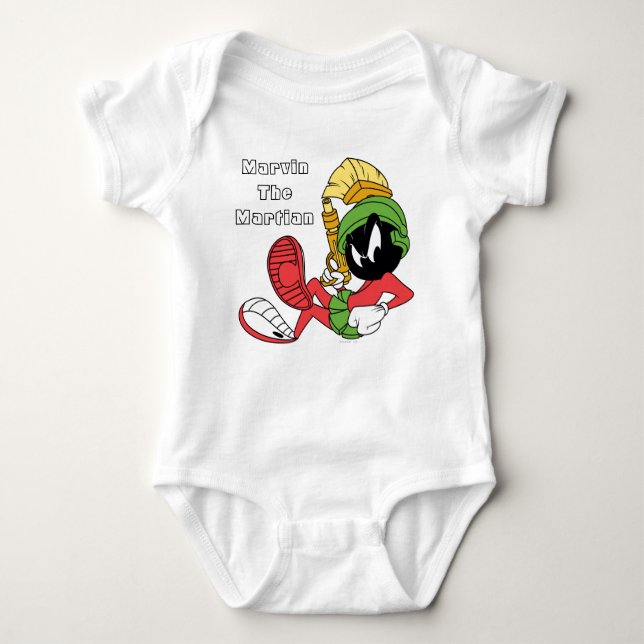 MARVIN MARTIAN™-återgivning med laser T-shirt (Framsida)