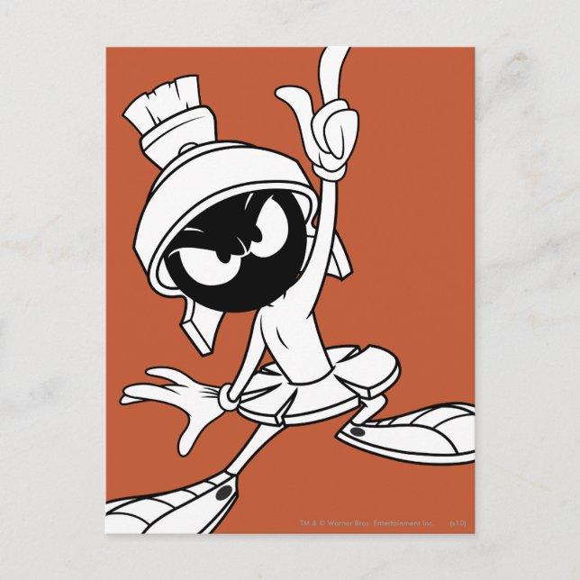 MARVIN MARTIAN™ Big Tal Vykort (Framsida)