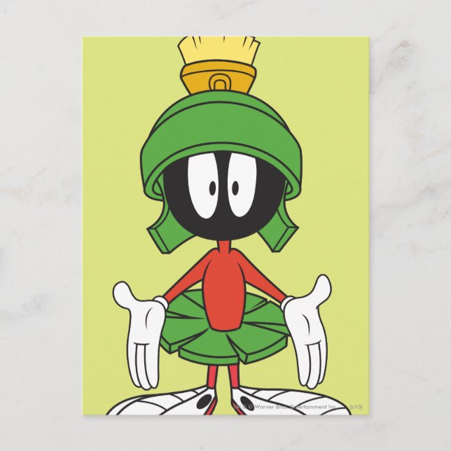MARVIN MARTIAN™-BRUKET VYKORT (Framsida)