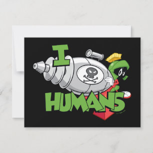 MARVIN MARTIAN™ I Laser Humans Anteckningskort