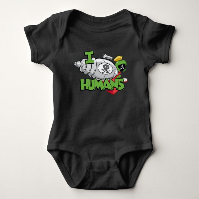 MARVIN MARTIAN™ I Laser Humans T Shirt (Framsida)