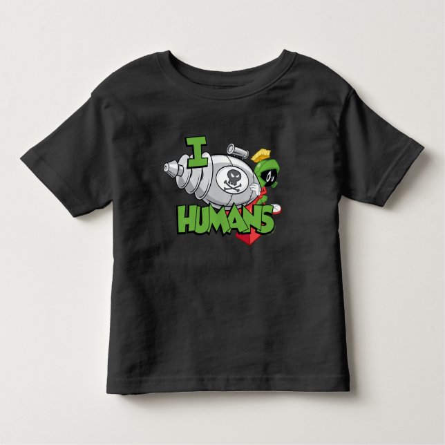 MARVIN MARTIAN™ I Laser Humans T Shirt (Framsida)