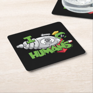 MARVIN MARTIAN™ I Laser Humans Underlägg Papper Kvadrat
