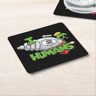 MARVIN MARTIAN™ I Laser Humans Underlägg Papper Kvadrat