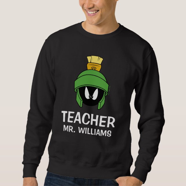 MARVIN MARTIAN™ Mad Teacher Lång Ärmad Tröja (Framsida)