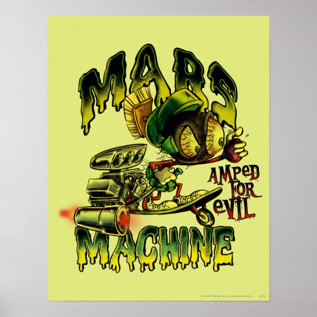 MARVIN MARTIAN™ Mars Maskin Poster (Framsidan)