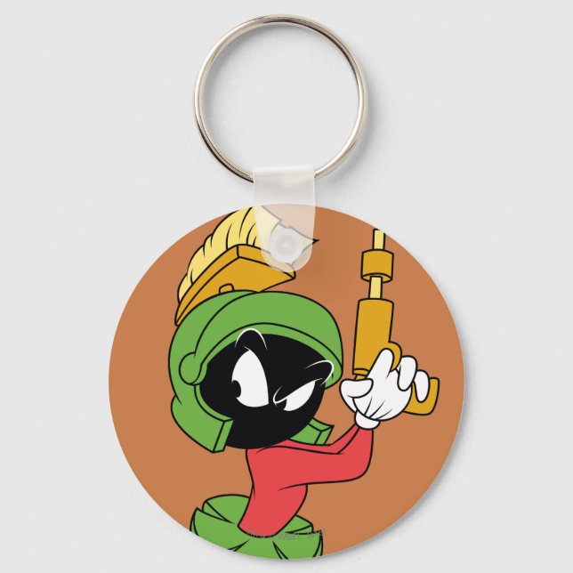 MARVIN MARTIAN™-Redot MED Laser Nyckelring (Framsida)