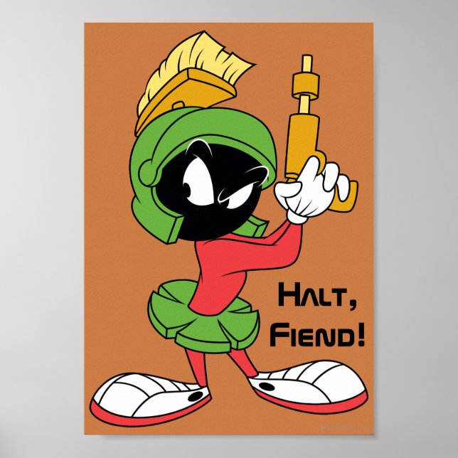 MARVIN MARTIAN™-Redot MED Laser Poster (Framsidan)