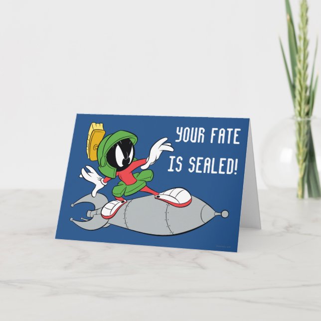 MARVIN MARTIAN™ Riding Rocket Kort (Framsida)