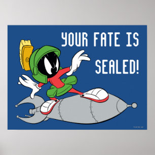 MARVIN MARTIAN™ Riding Rocket Poster