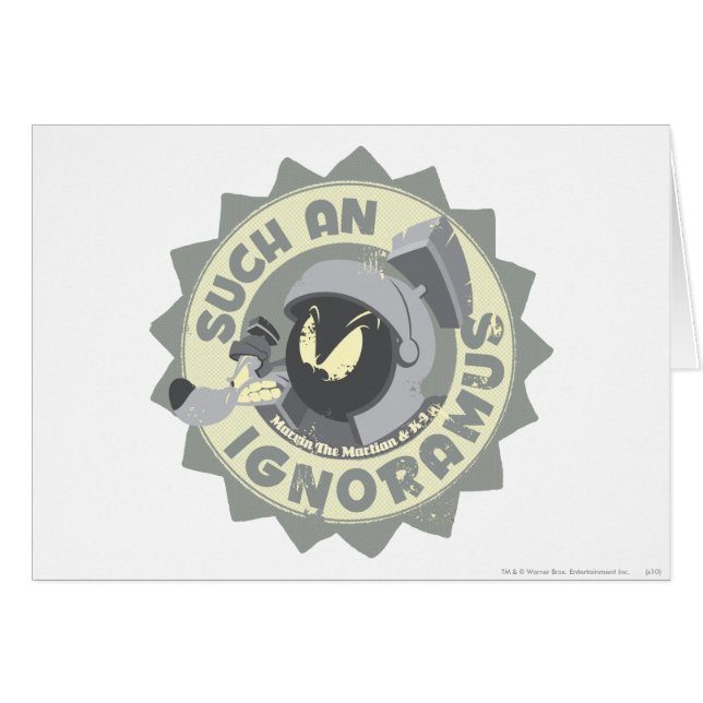 MARVIN MARTIAN™ sådan Ignoramus Hälsningskort (Framsidan Horizontal)