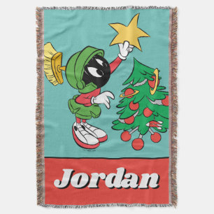 MARVIN MARTIAN™ sätter stjärnan på träd Filt
