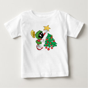 MARVIN MARTIAN™ sätter stjärnan på träd Tee Shirt