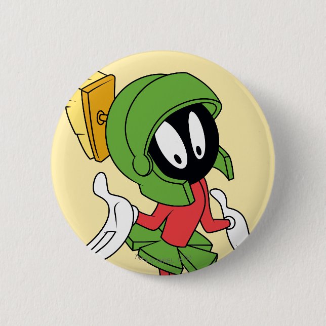 MARVIN MARTIAN™ Shrug Knapp (Framsida)