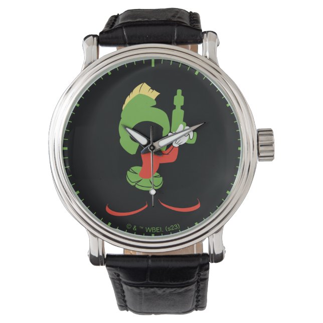 MARVIN MARTIAN™ Silhouette med Raygun Armbandsur (Framsida)