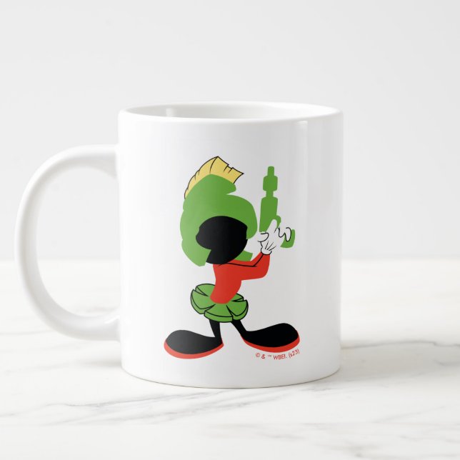 MARVIN MARTIAN™ Silhouette med Raygun Jumbo Mugg (Vänster)