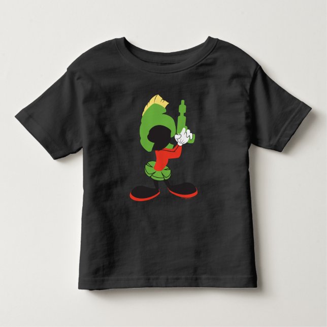 MARVIN MARTIAN™ Silhouette med Raygun T Shirt (Framsida)