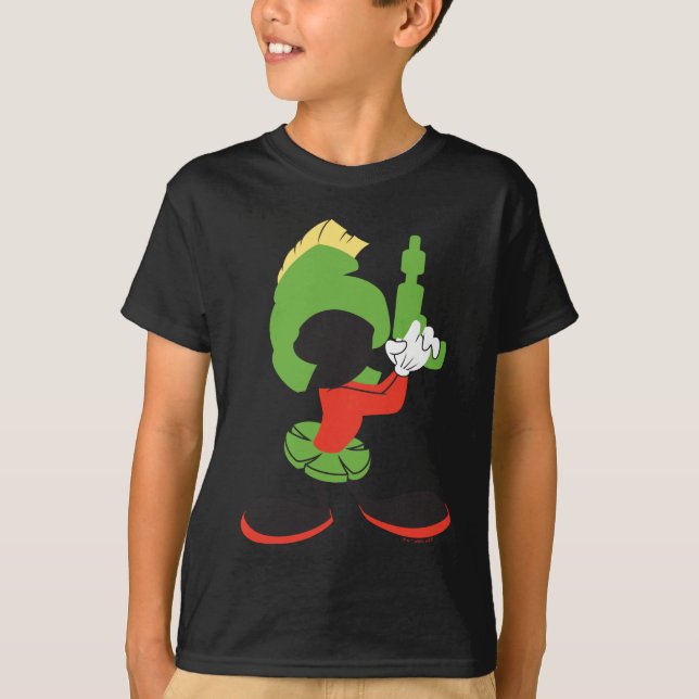 MARVIN MARTIAN™ Silhouette med Raygun T Shirt (Framsida)