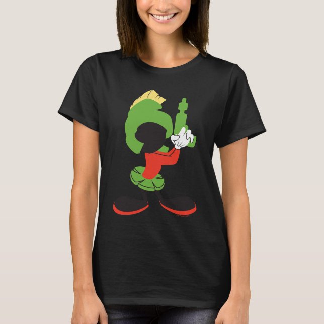 MARVIN MARTIAN™ Silhouette med Raygun T Shirt (Framsida)