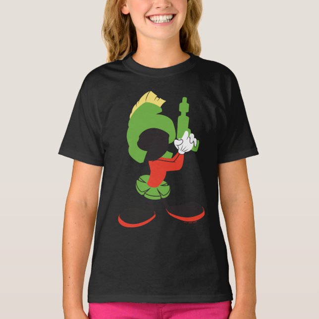 MARVIN MARTIAN™ Silhouette med Raygun T Shirt (Framsida)