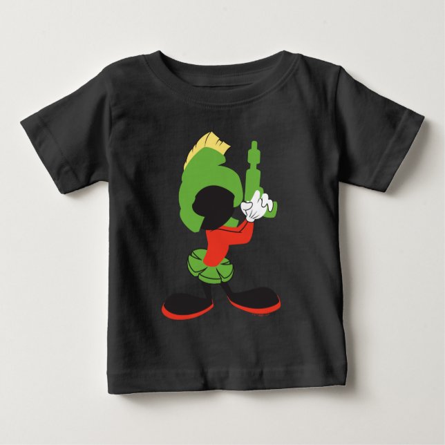 MARVIN MARTIAN™ Silhouette med Raygun T Shirt (Framsida)