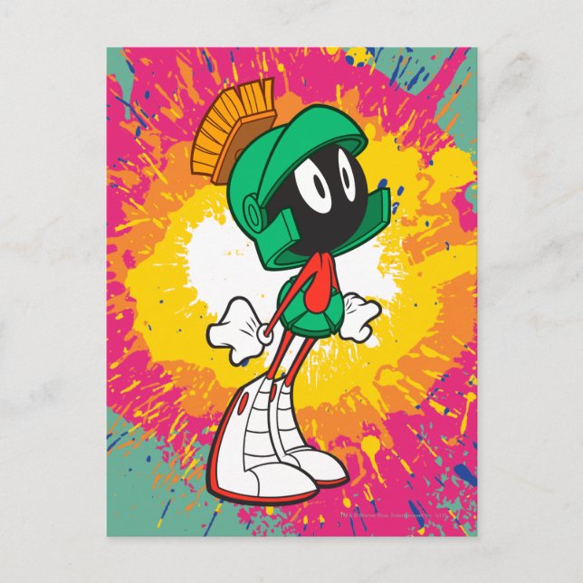MARVIN MARTIAN™ Stående på Heels Vykort (Framsida)
