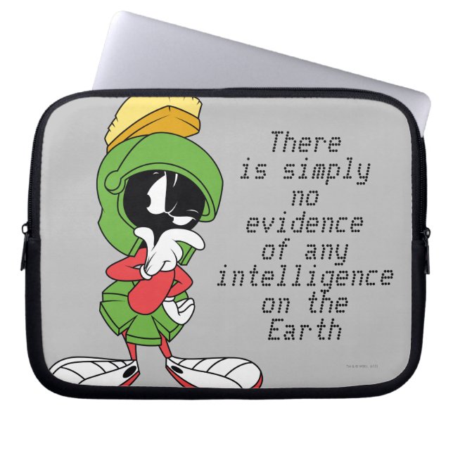 MARVIN MARTIAN™-TÄNKANDE LAPTOP SLEEVE (Framsidan)
